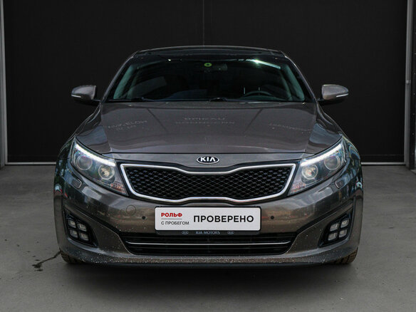 2014 Kia Optima III Рестайлинг, коричневый - вид 1