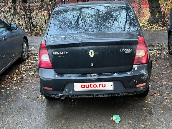 2010 Renault Logan I Рестайлинг, чёрный, 250000 рублей - вид 4