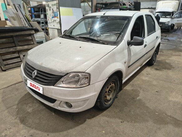 2012 Renault Logan I Рестайлинг, белый, 340000 рублей - вид 2