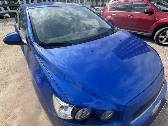 2012 Chevrolet Aveo II, синий