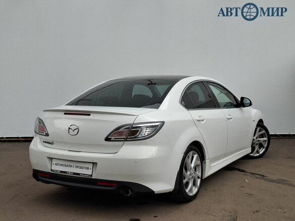 2011 Mazda 6 II (GH) Рестайлинг, белый - вид 4