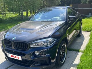 2018 BMW X6 40d II (F16), чёрный, 3900000 рублей, вид 1