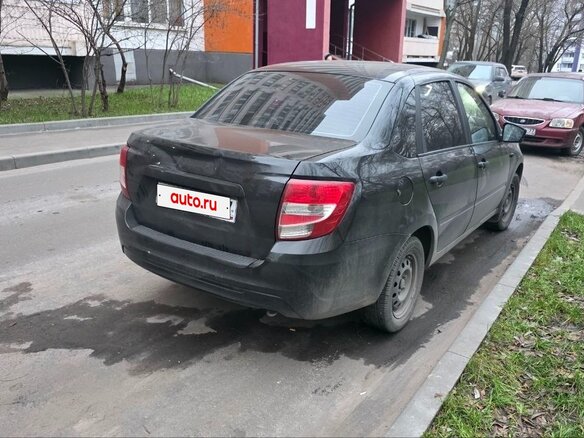 2019 Lada (ВАЗ) Granta I Рестайлинг, чёрный, 590000 рублей - вид 10