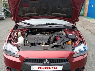 2008 Mitsubishi Lancer X, красный, 975000 рублей, вид 4