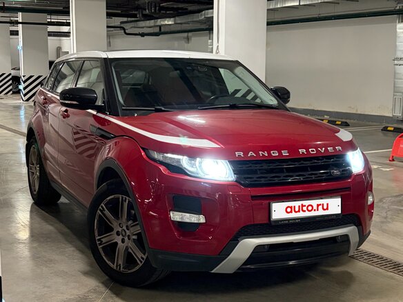 2013 Land Rover Range Rover Evoque 6-speed I, красный