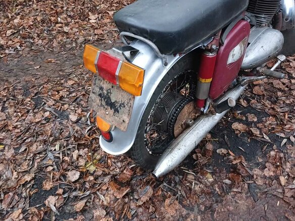 1965 Jawa 350/360, красный, 55000 рублей - вид 6