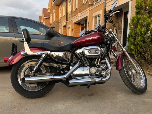 2005 Harley-Davidson Sportster 1200, красный, 620000 рублей