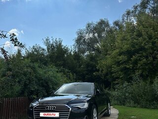 2021 Audi A6 45 TFSI V (C8), чёрный, 3850000 рублей, вид 4