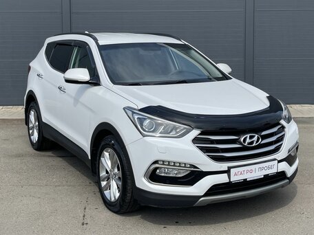 2017 Hyundai Santa Fe Grand III Рестайлинг, белый, 1970000 рублей, вид 4