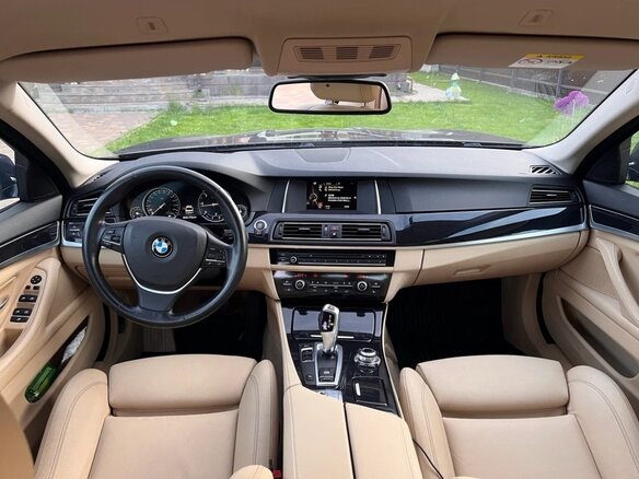 2015 BMW 5 серии 520d VI (F10/F11/F07) Рестайлинг, синий, 2700000 рублей - вид 14