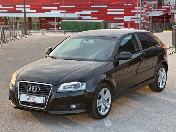 2009 Audi A3 II (8P) Рестайлинг 2, чёрный, 797000 рублей - вид 8