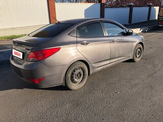 2015 Hyundai Solaris I Рестайлинг, серый, 411000 рублей, вид 5