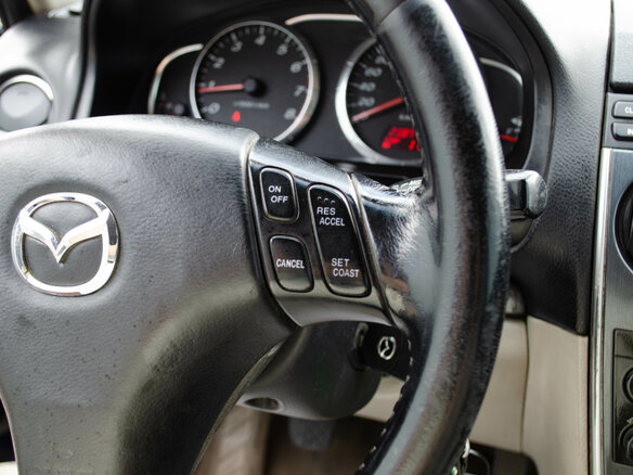 2006 Mazda 6 I (GG) Рестайлинг, синий, 291000 рублей - вид 9
