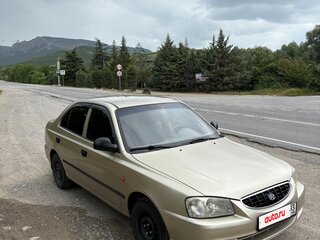 2005 Hyundai Accent ТагАЗ II, золотистый, 525000 рублей, вид 2