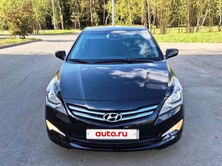 2016 Hyundai Solaris I Рестайлинг, чёрный, 942000 рублей, вид 3