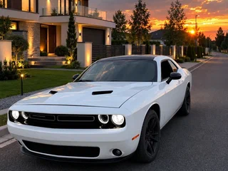 2018 Dodge Challenger III Рестайлинг 2, белый, 3650000 рублей, вид 1