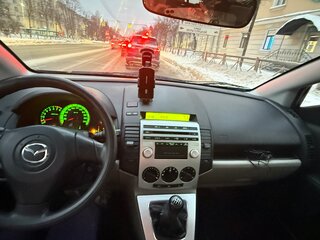 2007 Mazda 5 I (CR), чёрный, 350000 рублей, вид 5