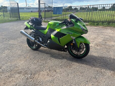 2011 Kawasaki ZZR 1400, зелёный, 650000 рублей, вид 3