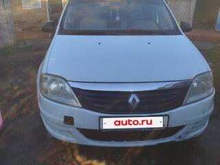 2013 Renault Logan I Рестайлинг, белый, 250000 рублей, вид 1