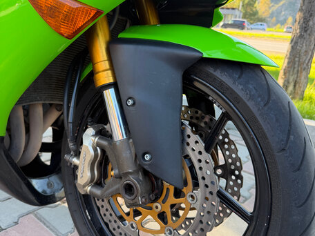 2006 Kawasaki ZX-6R Ninja, зелёный, 430000 рублей, вид 5