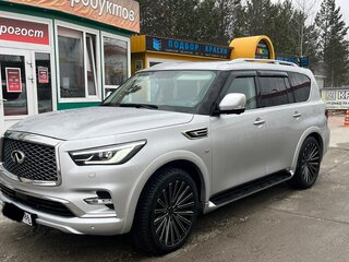 2019 Infiniti QX80 I Рестайлинг 2, серебристый, 5800000 рублей, вид 2