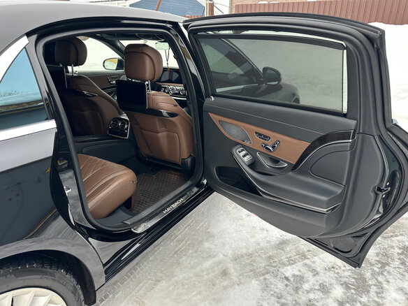2020 Mercedes-Benz Maybach S-Класс 450 I (X222) Рестайлинг, чёрный - вид 17