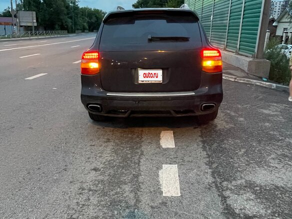 2008 Porsche Cayenne I Рестайлинг (957), чёрный - вид 3