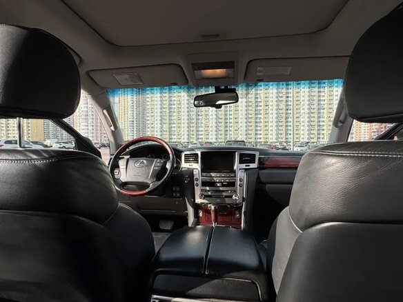 2012 Lexus LX 570 III Рестайлинг, чёрный, 4500000 рублей - вид 15