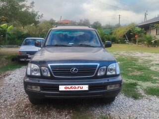 2002 Lexus LX 470 II, чёрный, 1350000 рублей, вид 3