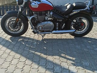 2023 Triumph Bonneville Speedmaster, красный, 1031594 рублей, вид 3