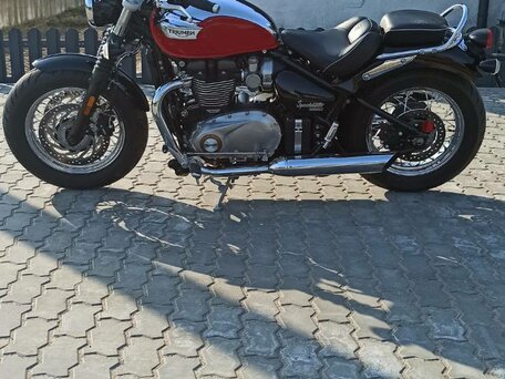 2023 Triumph Bonneville Speedmaster, красный, 1031594 рублей, вид 3