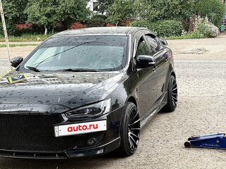 2007 Mitsubishi Lancer X, чёрный, 700000 рублей, вид 2