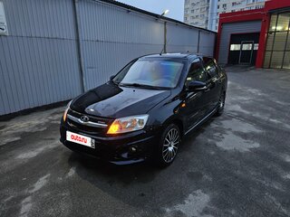 2014 Lada (ВАЗ) Granta Sport I, чёрный, 680000 рублей, вид 1
