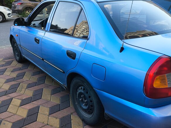 2005 Hyundai Accent ТагАЗ II, фиолетовый - вид 3