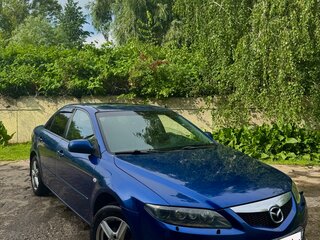 2006 Mazda 6 I (GG) Рестайлинг, синий, 430000 рублей, вид 3