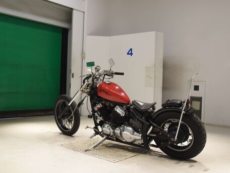 1997 Yamaha XVS400 Drag Star, красный, 274000 рублей, вид 4