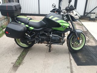 2004 BMW R 1150 R, зелёный, 380000 рублей, вид 5