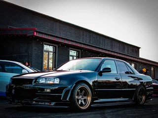 1998 Nissan Skyline X (R34), чёрный, 1300000 рублей, вид 2