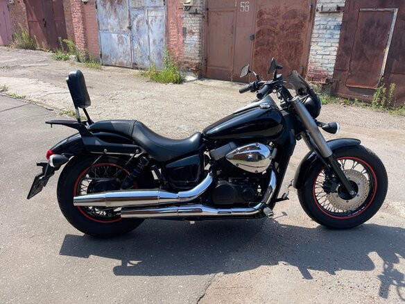 2010 Honda Shadow 750, чёрный, 720000 рублей - вид 1