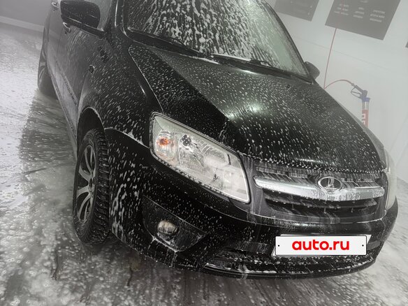 2015 Lada (ВАЗ) Granta I, чёрный - вид 9