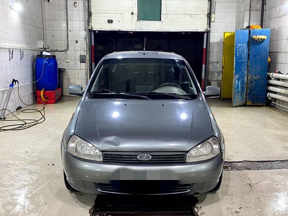 2011 Lada (ВАЗ) Kalina I, серый, 185000 рублей