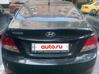 2011 Hyundai Solaris I, чёрный, 1000000 рублей, вид 3