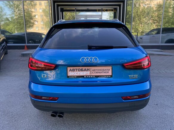 2015 Audi Q3 I (8U) Рестайлинг, синий - вид 6