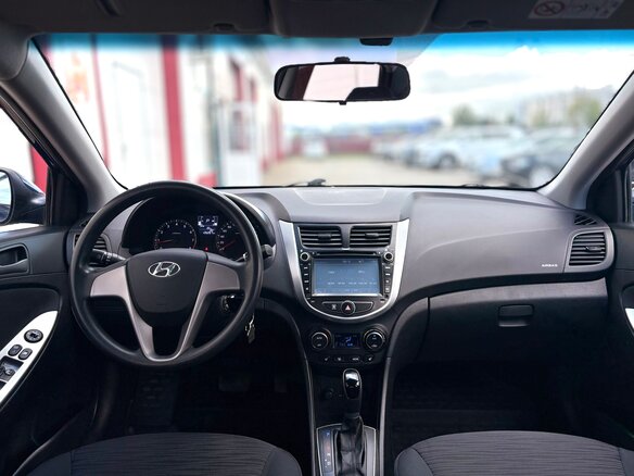 2016 Hyundai Solaris I Рестайлинг, синий - вид 9