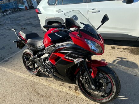 2016 Kawasaki ER-6F (Ninja 650R), красный, 550000 рублей, вид 3