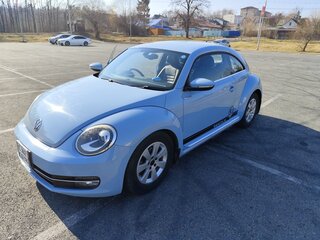 2012 Volkswagen Beetle II (A5), голубой, 1300000 рублей, вид 1
