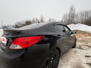 2011 Hyundai Solaris I, чёрный, 595000 рублей, вид 2