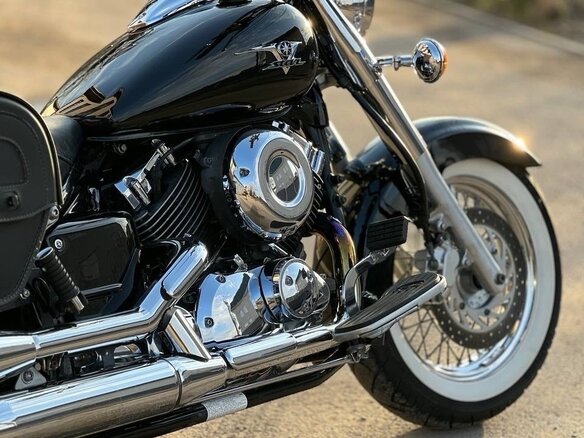 2006 Yamaha XVS650 Drag Star, чёрный, 475000 рублей - вид 6