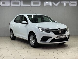 2021 Renault Logan II Рестайлинг, белый, 870000 рублей, вид 3