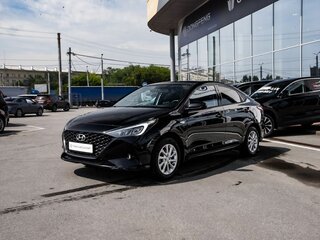 2020 Hyundai Solaris II Рестайлинг, чёрный, 1420000 рублей, вид 2